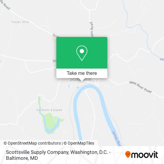 Scottsville Supply Company map