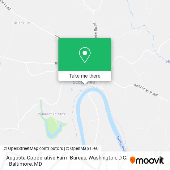 Mapa de Augusta Cooperative Farm Bureau