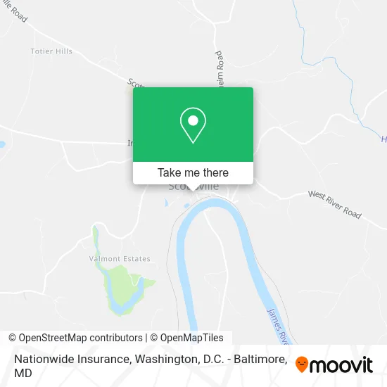 Nationwide Insurance map