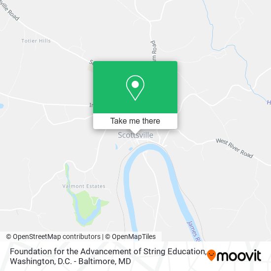 Foundation for the Advancement of String Education map