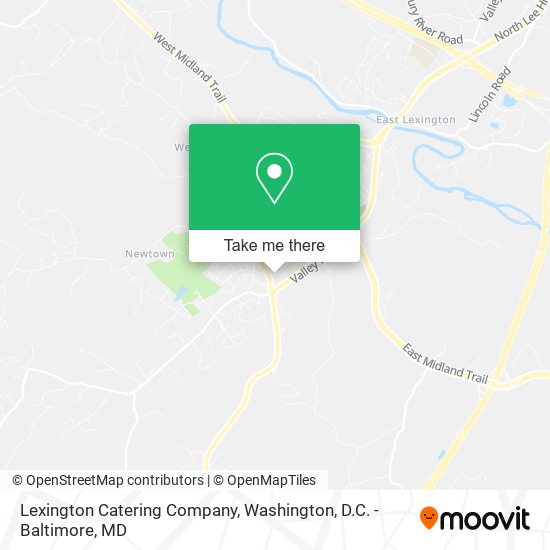 Lexington Catering Company map