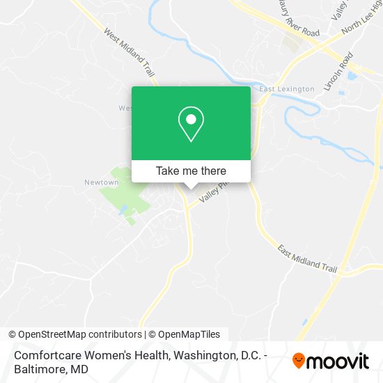 Comfortcare Women's Health map