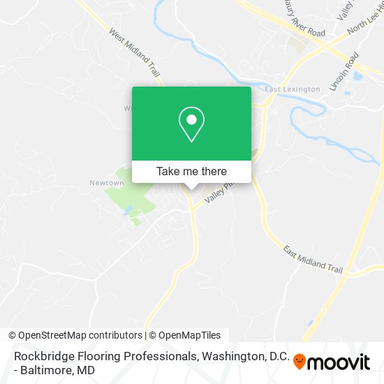Rockbridge Flooring Professionals map