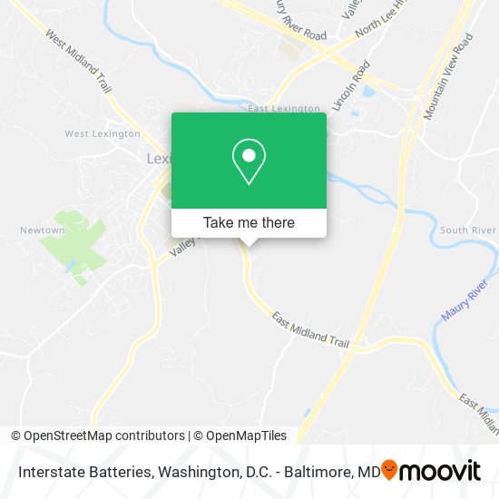 Interstate Batteries map