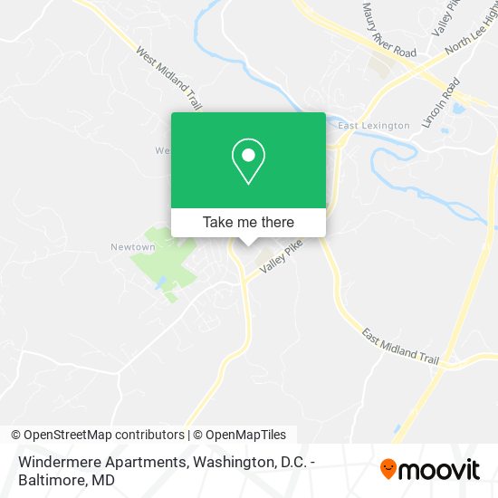 Mapa de Windermere Apartments