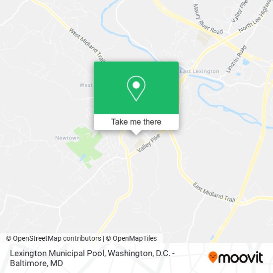 Mapa de Lexington Municipal Pool