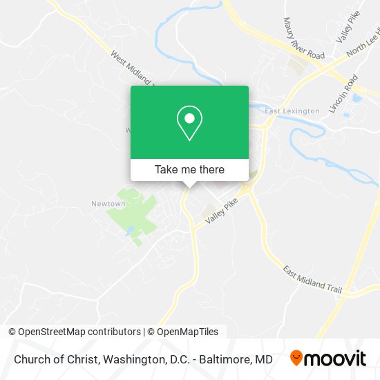 Church of Christ map