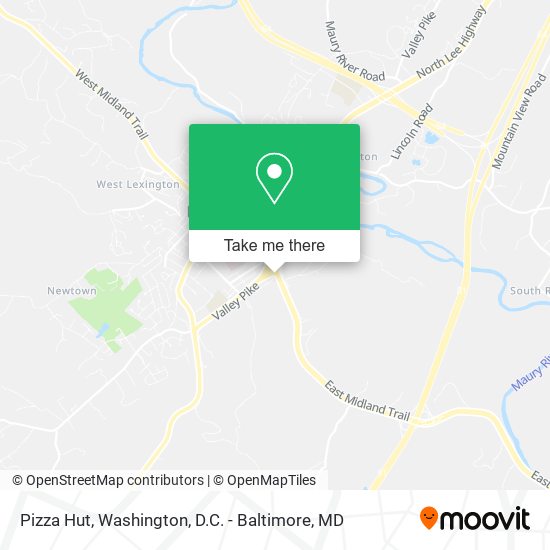 Mapa de Pizza Hut