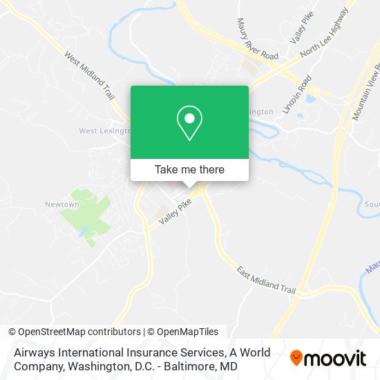 Airways International Insurance Services, A World Company map