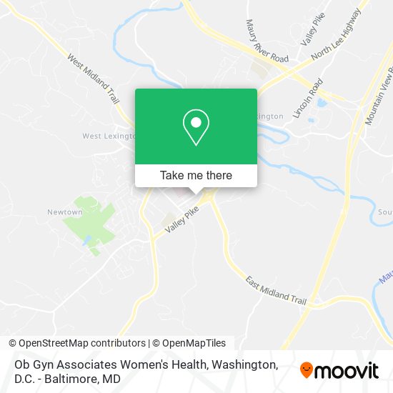 Ob Gyn Associates Women's Health map