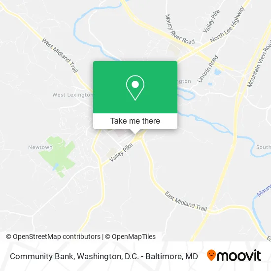 Community Bank map
