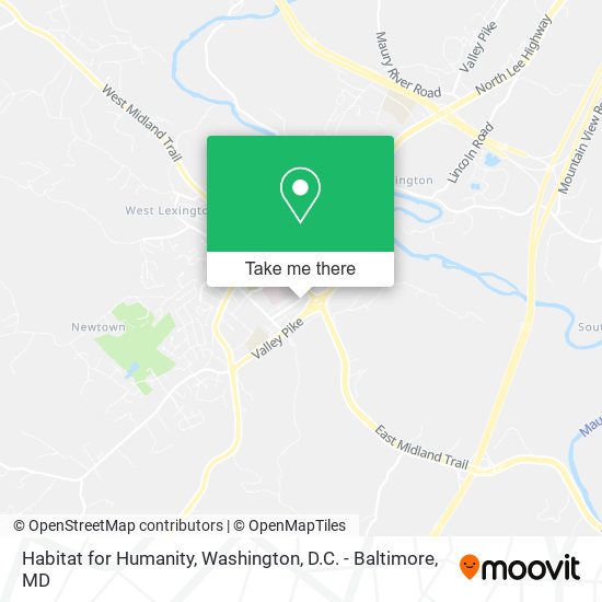Mapa de Habitat for Humanity
