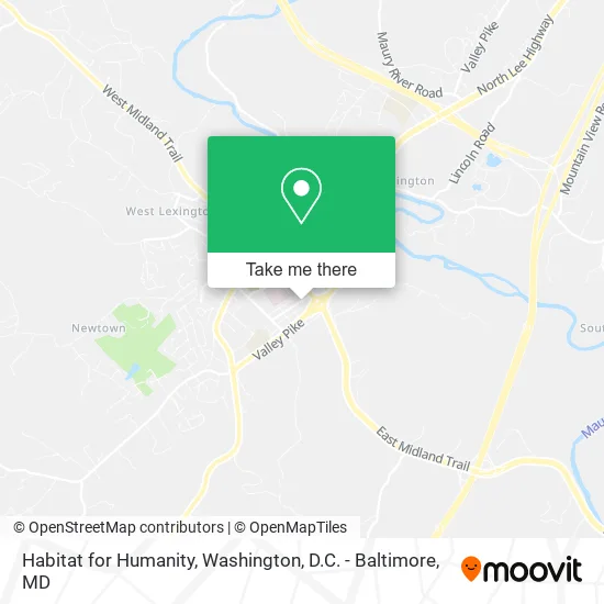 Habitat for Humanity map