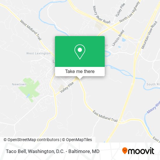 Mapa de Taco Bell