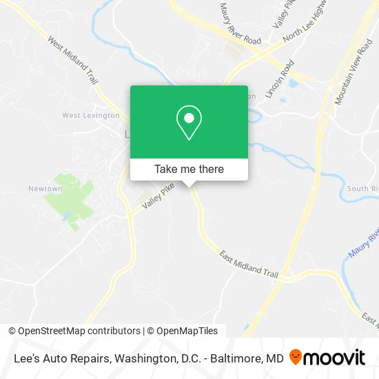Lee's Auto Repairs map