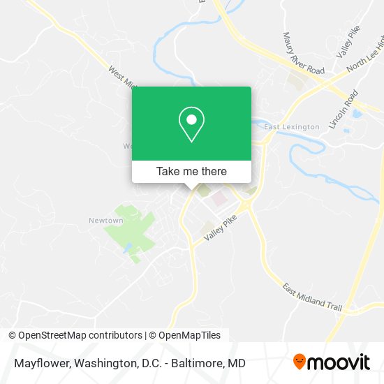Mayflower map