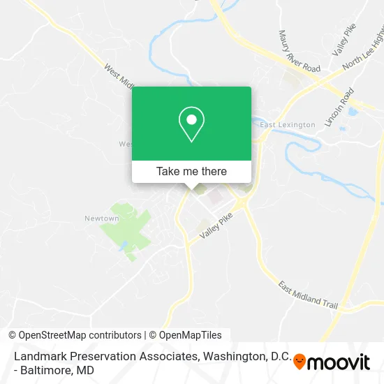 Landmark Preservation Associates map