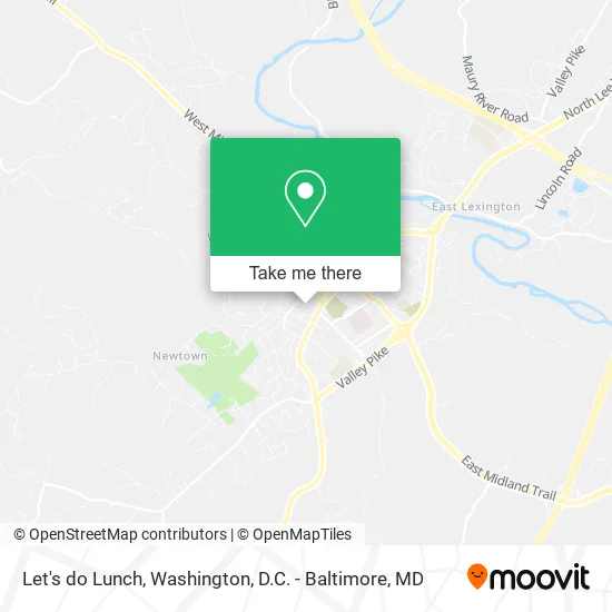Let's do Lunch map