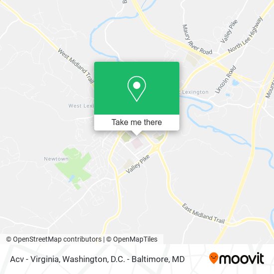 Acv - Virginia map