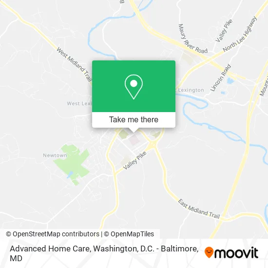 Advanced Home Care map