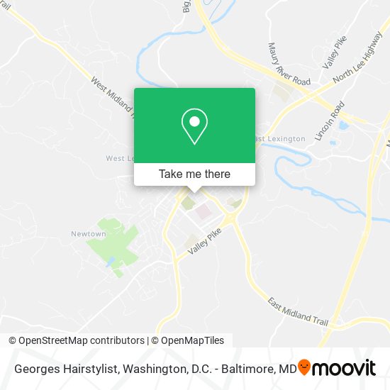 Georges Hairstylist map