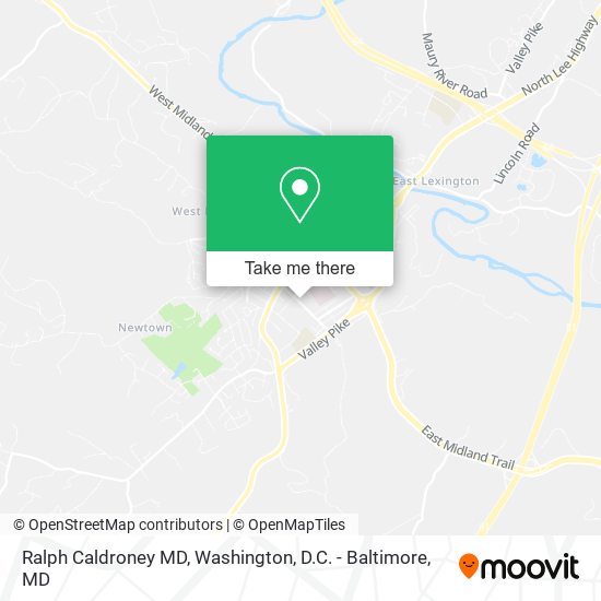 Ralph Caldroney MD map