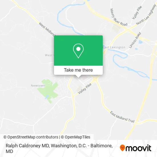Ralph Caldroney MD map