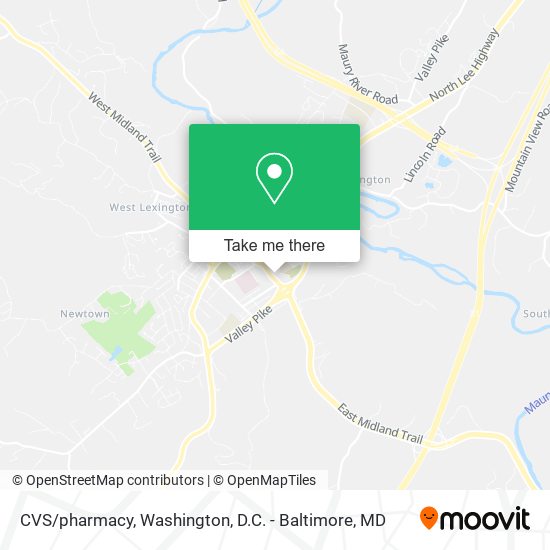 CVS/pharmacy map