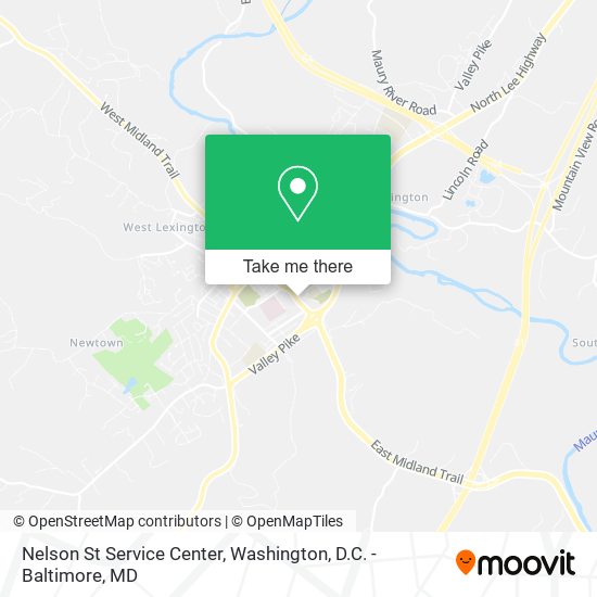 Mapa de Nelson St Service Center