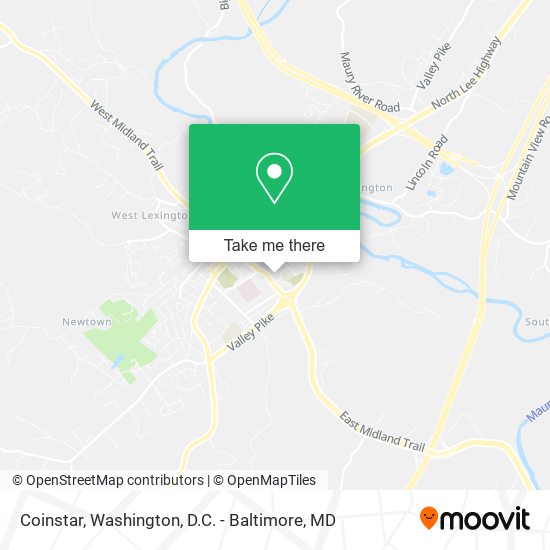 Coinstar map
