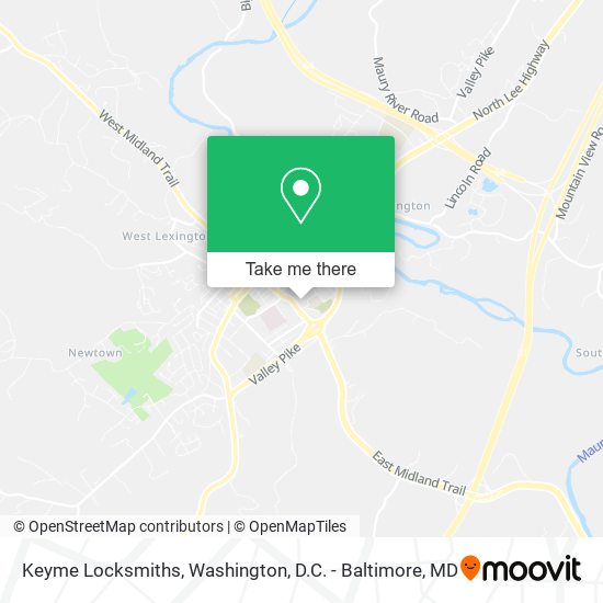 Keyme Locksmiths map