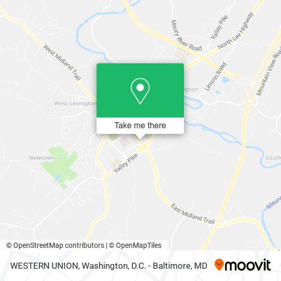 Mapa de WESTERN UNION