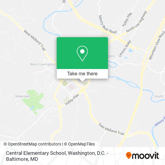 Mapa de Central Elementary School