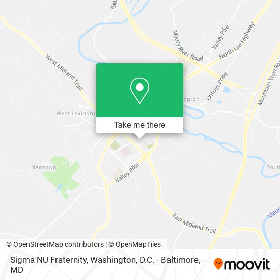 Sigma NU Fraternity map