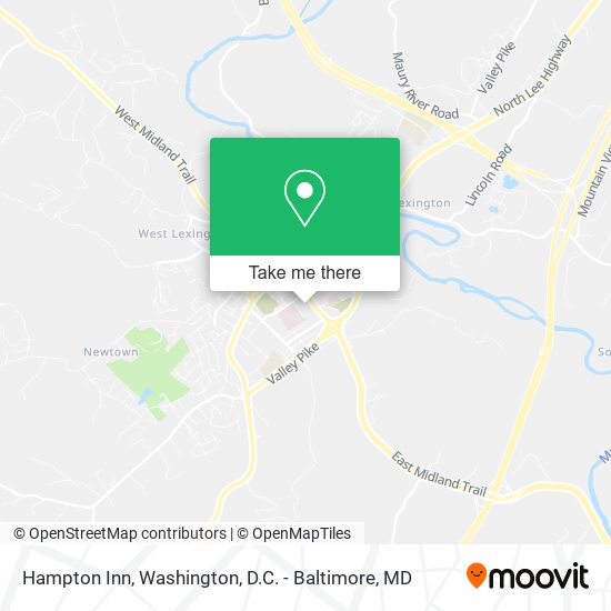 Hampton Inn map