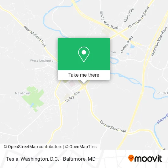 Tesla map
