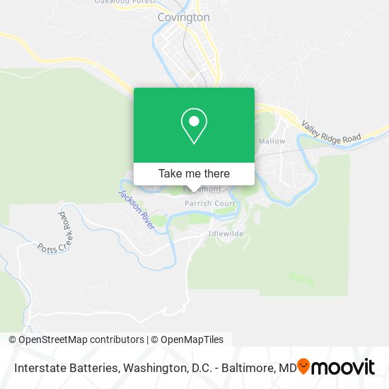 Mapa de Interstate Batteries