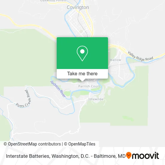 Interstate Batteries map
