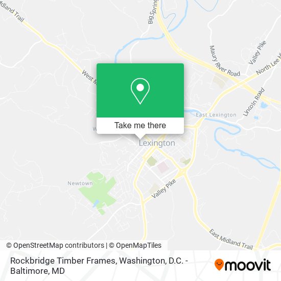 Mapa de Rockbridge Timber Frames