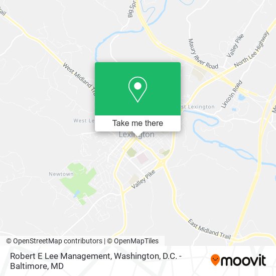 Mapa de Robert E Lee Management