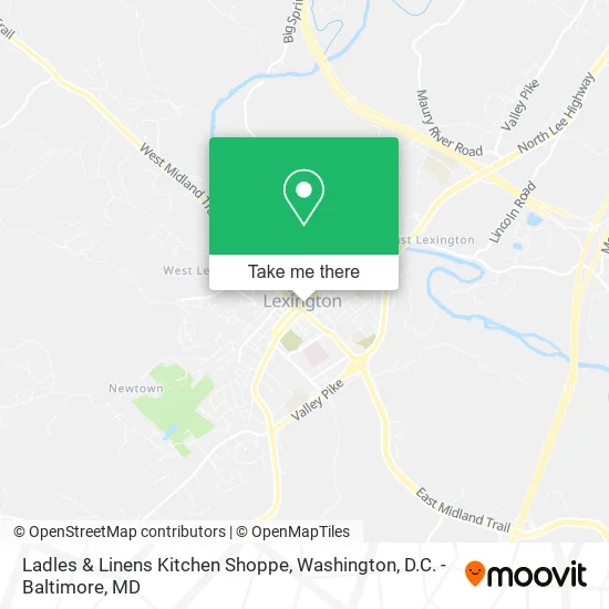 Ladles & Linens Kitchen Shoppe map