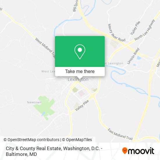 City & County Real Estate map
