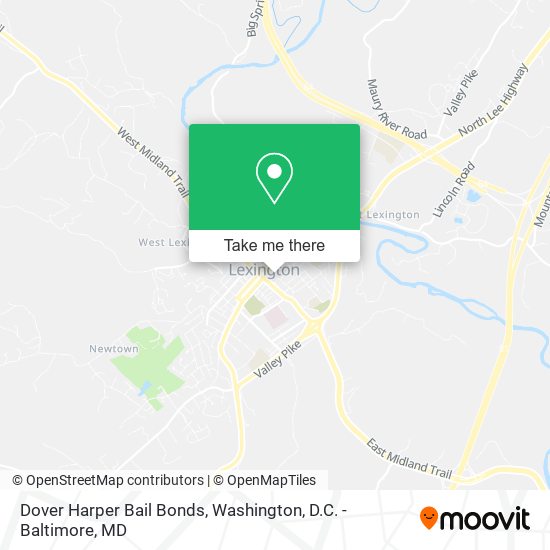 Dover Harper Bail Bonds map