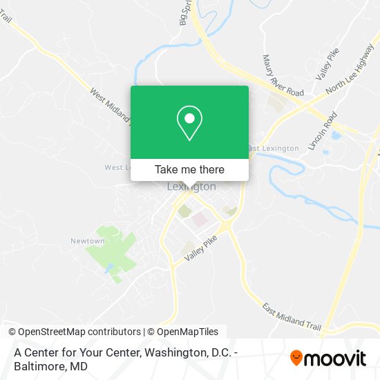 A Center for Your Center map