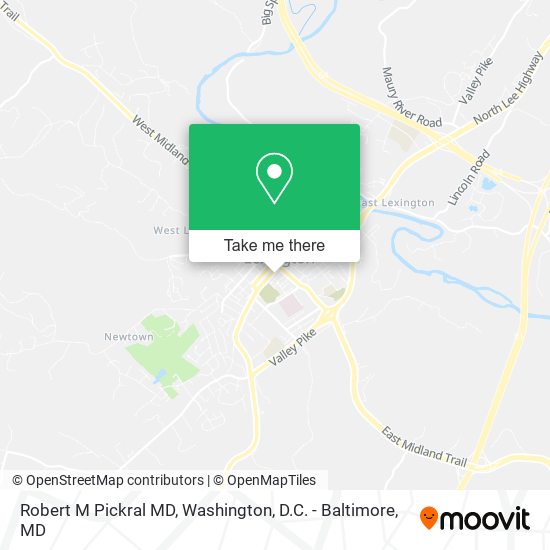 Mapa de Robert M Pickral MD