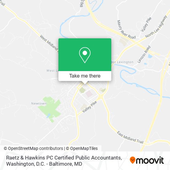 Mapa de Raetz & Hawkins PC Certified Public Accountants