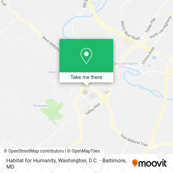 Habitat for Humanity map