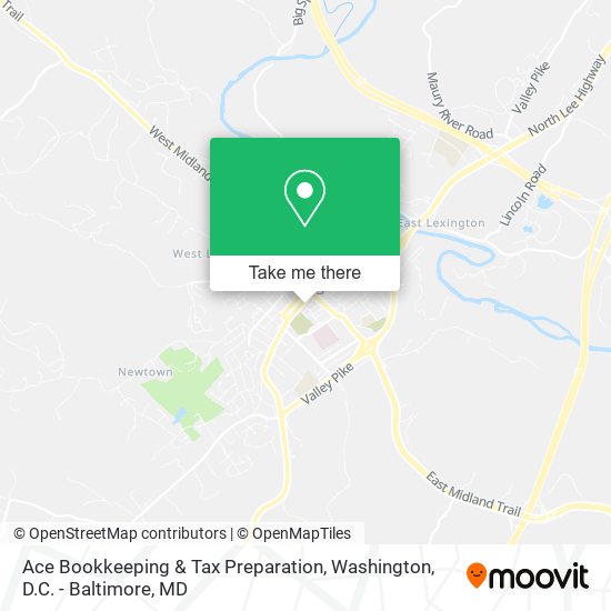 Mapa de Ace Bookkeeping & Tax Preparation