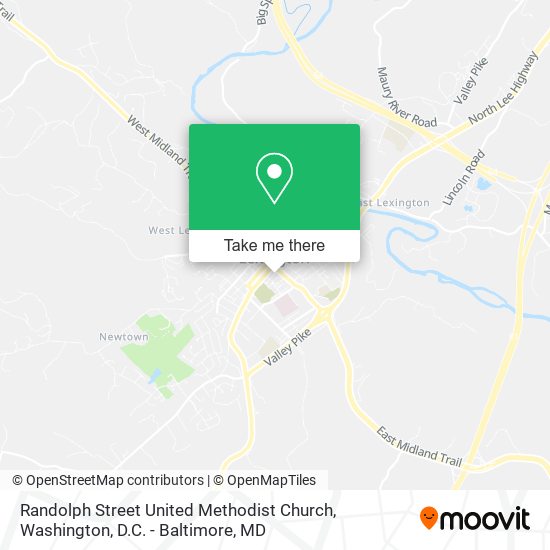 Randolph Street United Methodist Church map