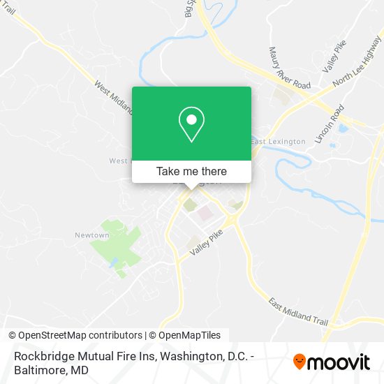 Rockbridge Mutual Fire Ins map